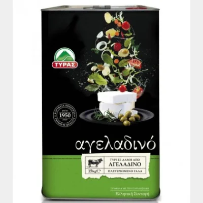 ΤΥΡΑΣ ΛΕΥΚΟ ΤΥΡΙ ΑΓΕΛΑΔΟΣ ΔΟΧΕΙΟ 15kg