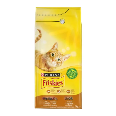 Friskies NESTLÉ FRISKIES Adult Cat Chkn&Trky&Veg 6x2kgXM