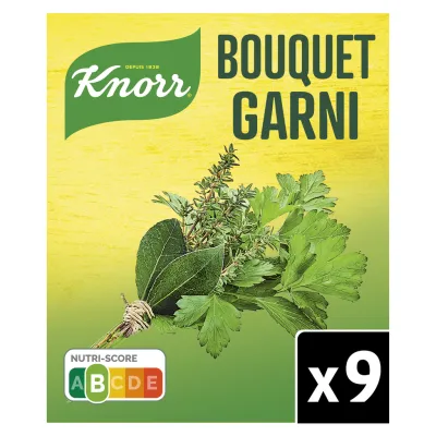 KNORR Bouquet garni thyme parsley and bay leaf 9 tablets of 11 g