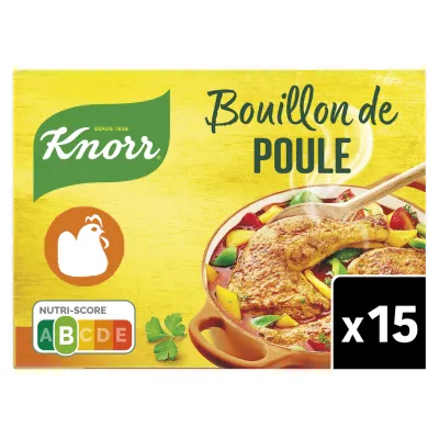 KNORR Chicken Bouillon No Preservatives 15 tablets 10 g
