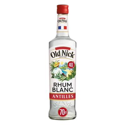 OLD NICK Traditional White Rum French West Indies 0.7 L