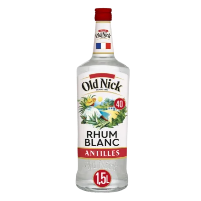 OLD NICK Traditional White Rum French West Indies 1.5 L