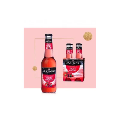 D'ARTIGNY Sparkling Non-Alcoholic Red Fruits Cocktail 4 x 27.5 cl