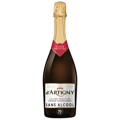 D'ARTIGNY Chardonnay Non-Alcoholic Wine Based Drink Cuvée Prestige 0.75 L