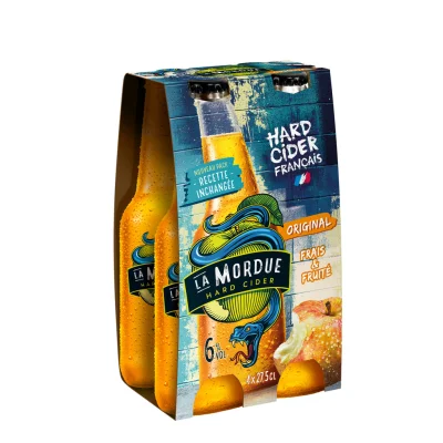 LA MORDUE Original Cider Fresh and Fruity 4 x 27.5 cl