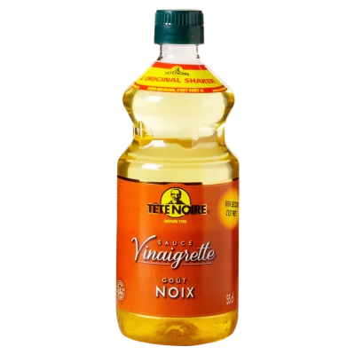 TETE NOIRE Walnut flavored vinaigrette dressing 55 cl