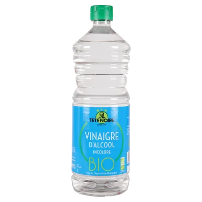 TETE NOIRE Organic Colorless Alcohol Vinegar 6% 1 L