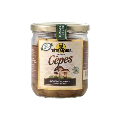 TETE NOIRE Cep Mushroom Caps 300 g