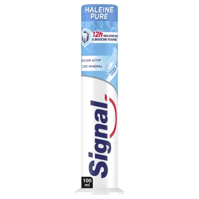 SIGNAL Haleine Pure Fluoride Microspheres Toothpaste Pump 100 ml