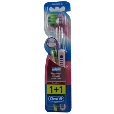 Oral B toothbrush 2 u. Precision extra soft.