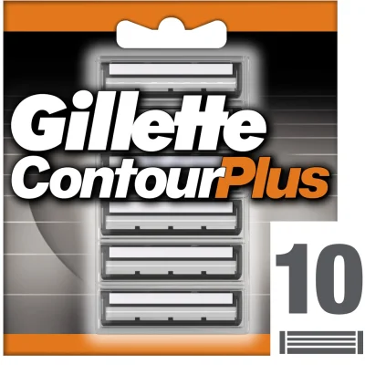 GILLETTE Contour Plus Razor Blade Refills 10 pack