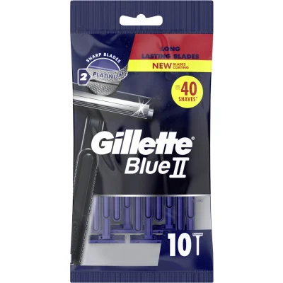 GILLETTE Disposable Razor Blue II Fixed 9