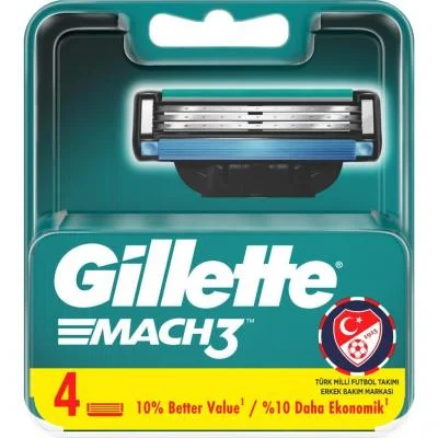 Gillette Mach 3  4 pc
