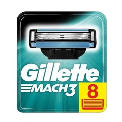 Gillette Mach 3  8 pc