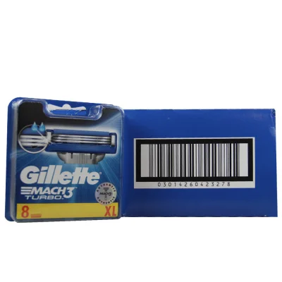 Gillette Mach 3 Turbo blades 8 u. Minibox.