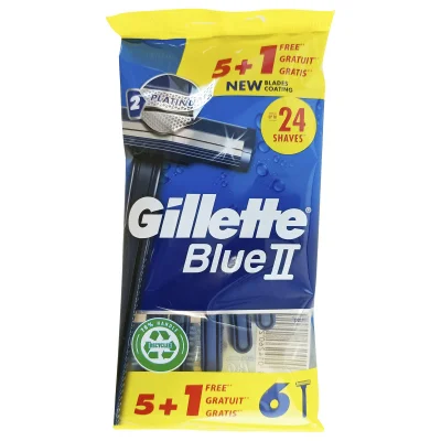Gillette Blue II Razor 5+1 u.