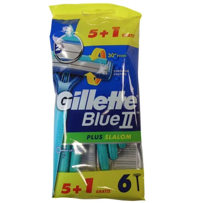 Gillette Blue II plus razor 5+1 u. Slalom.