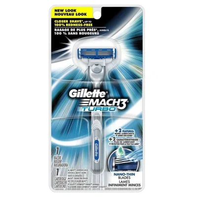 GILLETTE Mach3 Turbo Razor Refill