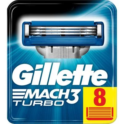 Gillette Mach 3 Turbo  8 pc