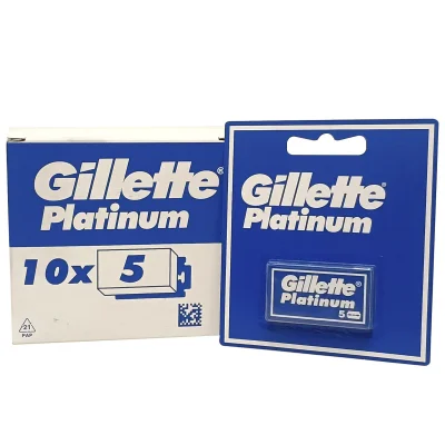 Gillette platinum blades. Minibox (new format).