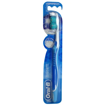Oral B toothbrush 1 u. 3D white medium.