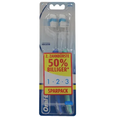 Oral B toothbrush 1u. 123 Medium.