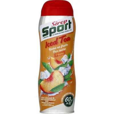 SIROP SPORT Peach Tea Syrup 60 cl