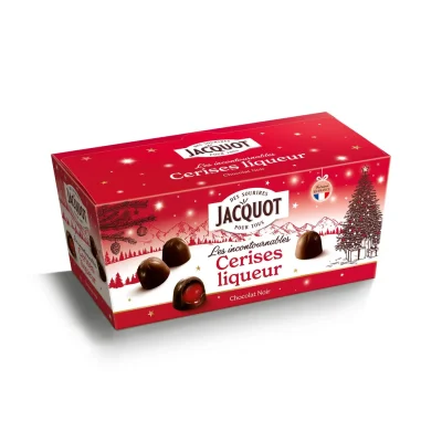 JACQUOT Dark chocolate with cherry liqueur 500 g