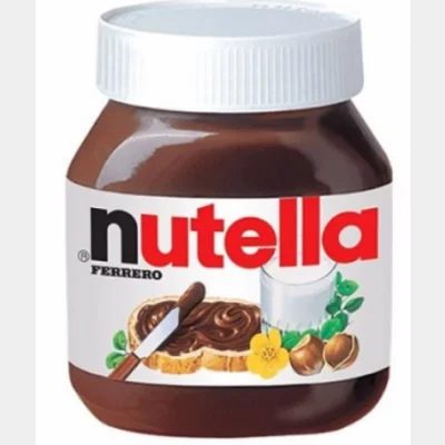 Nutella Chocolate Glass Jar  825 gr