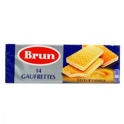 Brun Wafer-Thin Squares Vanilla 146g