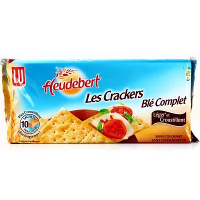 Heudebert Crackers Whole Wheat 250g
