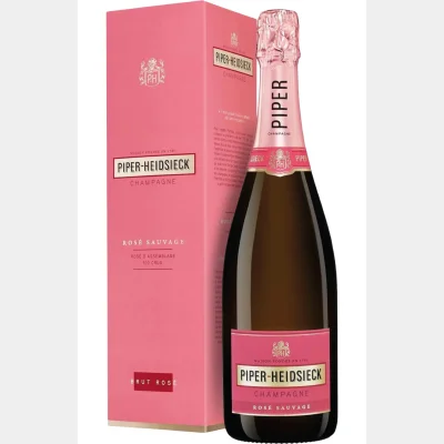 Piper Heidsieck Rose Sauvage + GB 12% 75cl