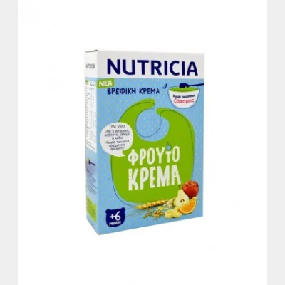 NUTRICIA ΦΡΟΥΤΟΚΡΕΜΑ ΣΚΟΝΗ ΧΩΡΙΣ ΖΑΧΑΡΗ 6+ ΜΗΝΩΝ 250gr