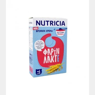 NUTRICIA ΦΑΡΙΝ ΛΑΚΤΕ ΣΚΟΝΗ ΧΩΡΙΣ ΖΑΧΑΡΗ 6+ ΜΗΝΩΝ 250gr