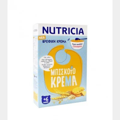 NUTRICIA ΜΠΙΣΚΟΤΟΚΡΕΜΑ ΣΚΟΝΗ ΧΩΡΙΣ ΖΑΧΑΡΗ 6+ ΜΗΝΩΝ 250gr