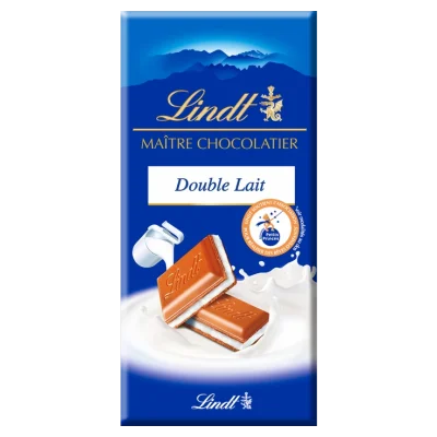Lindt Double Milk Chocolate 100g