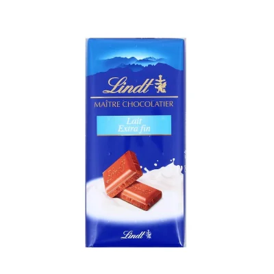 Lindt Extra Fine Milk Chocolate 100g