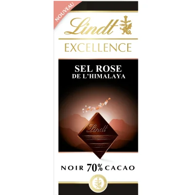 Lindt Dark 70% Cocoa Himalayan Pink Salt