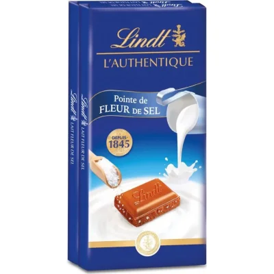 Lindt Milk Fleur de Sel 100g