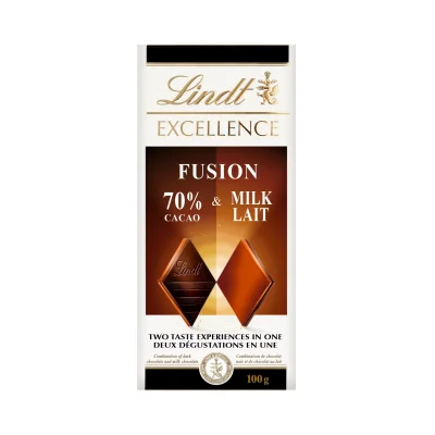 Lindt Tablet 100gr Excellence Fusion Cocoa Milk