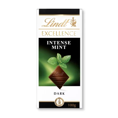Lindt Excellence Intense Chocolate Mint 100g