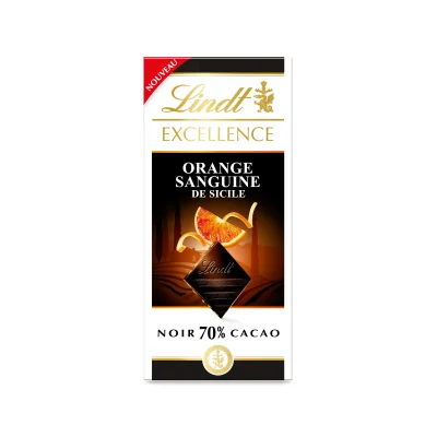 Lindt Dark 70% Cocoa Blood Orange Sicily