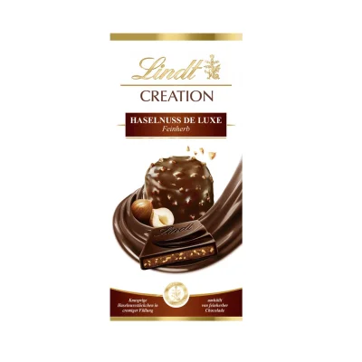Lindt Creation Hazelnut De Luxe Dark 150g