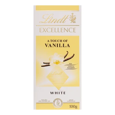 Lindt Excellence White Vanilla 100g