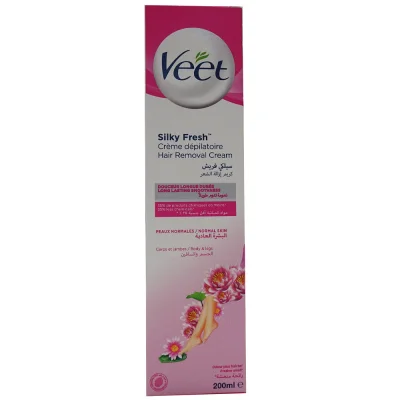Veet depilatory cream 200 ml. Normal skin lotus milk.