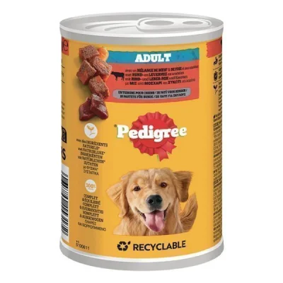 PEDIGREE PATE DOG FOOD 400gr. BEEF & LIVER & CARROTS