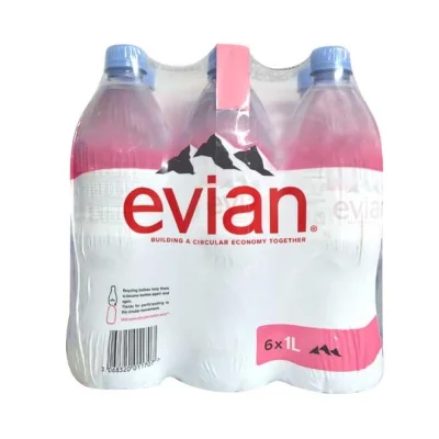 EVIAN mineral water 6x1L