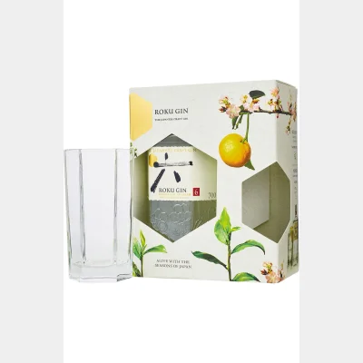 Suntory Roku Gin + Glass Gift Pack 70cl
