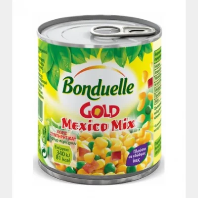 BONDUELLE GOLD MEXICO MIX ΛΑΧΑΝΙΚΩΝ 170gr