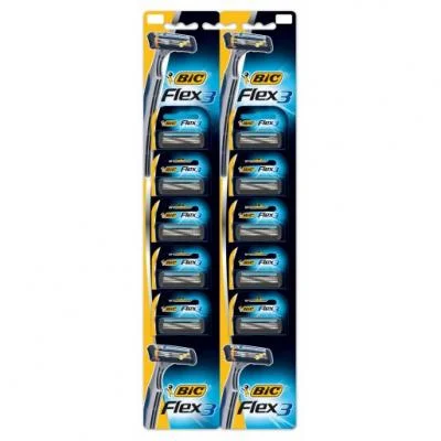 Bic Triple Blade Flex 3 Cartella  10 pc